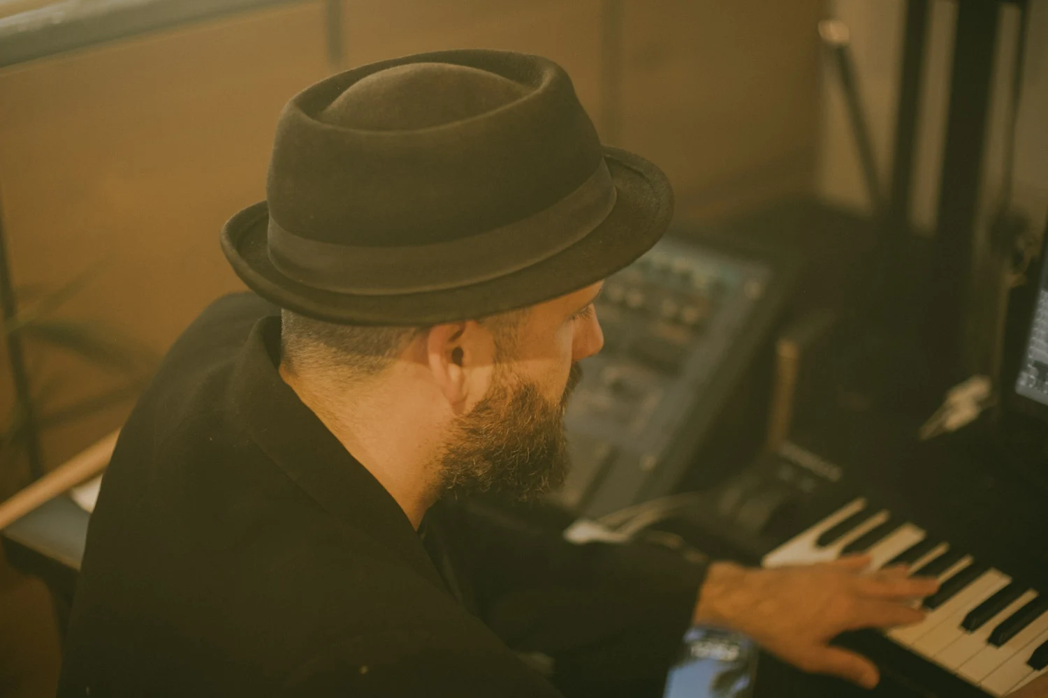 Yair Levi in the recording studio
